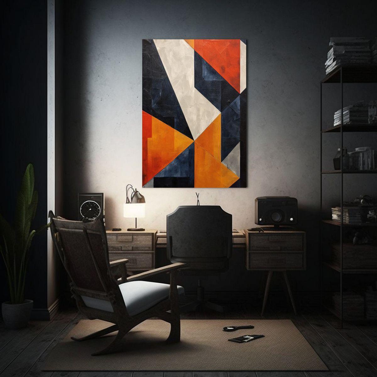 Pinturas Abstractas Minimalistas En Impasto 20x30cm-2