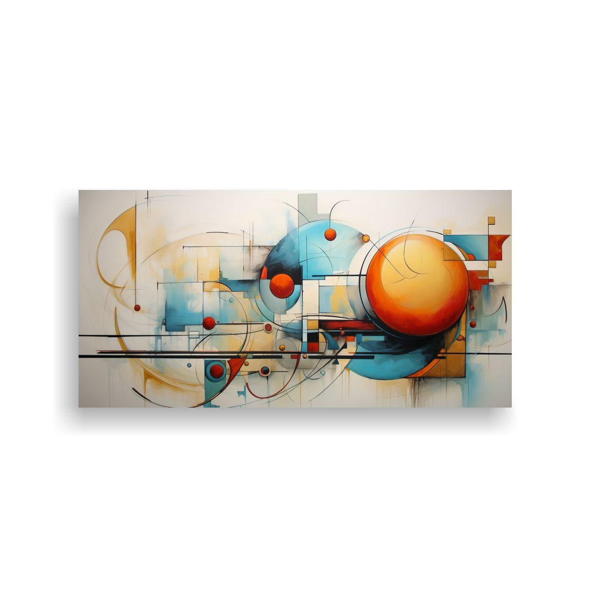 Pinturas Abstractas Modernas Con Estilo 40x20 Cm-0