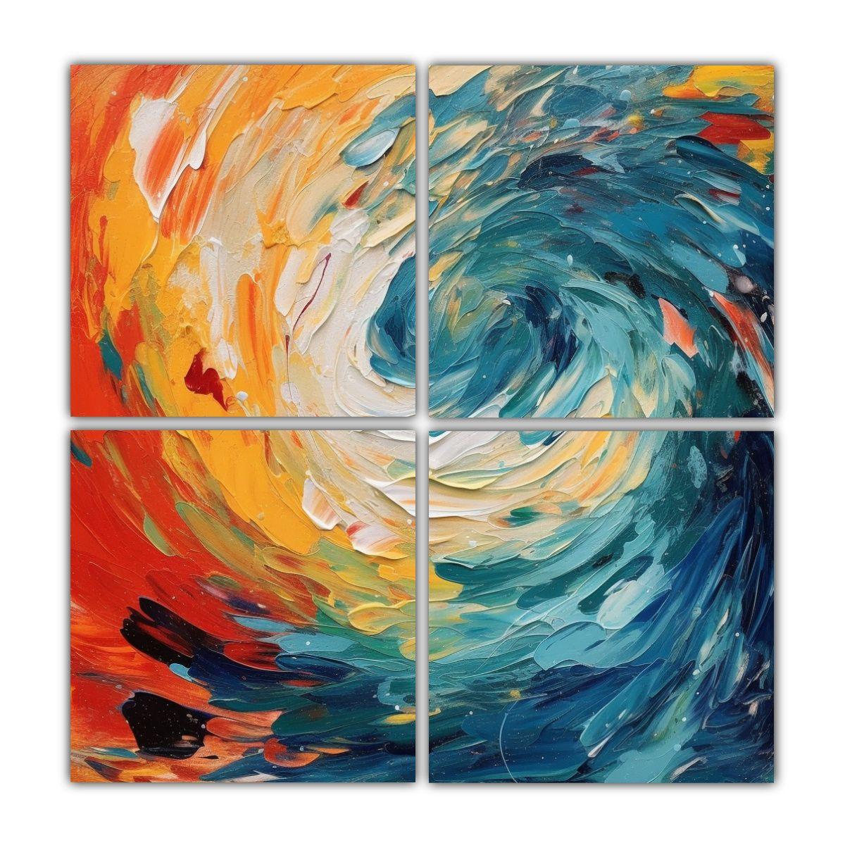 Composiciones Modernas Con Belleza Visual 160x160 Cm-0