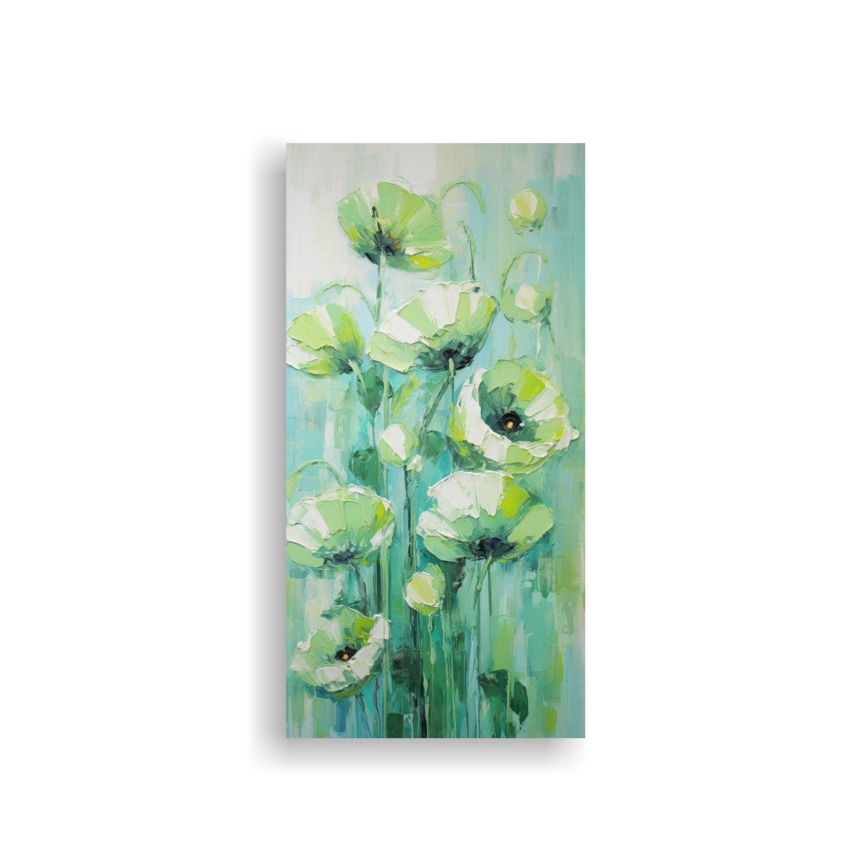 Pintura En Lienzo Estilo Decorativo Con Efecto 80x160cm-0