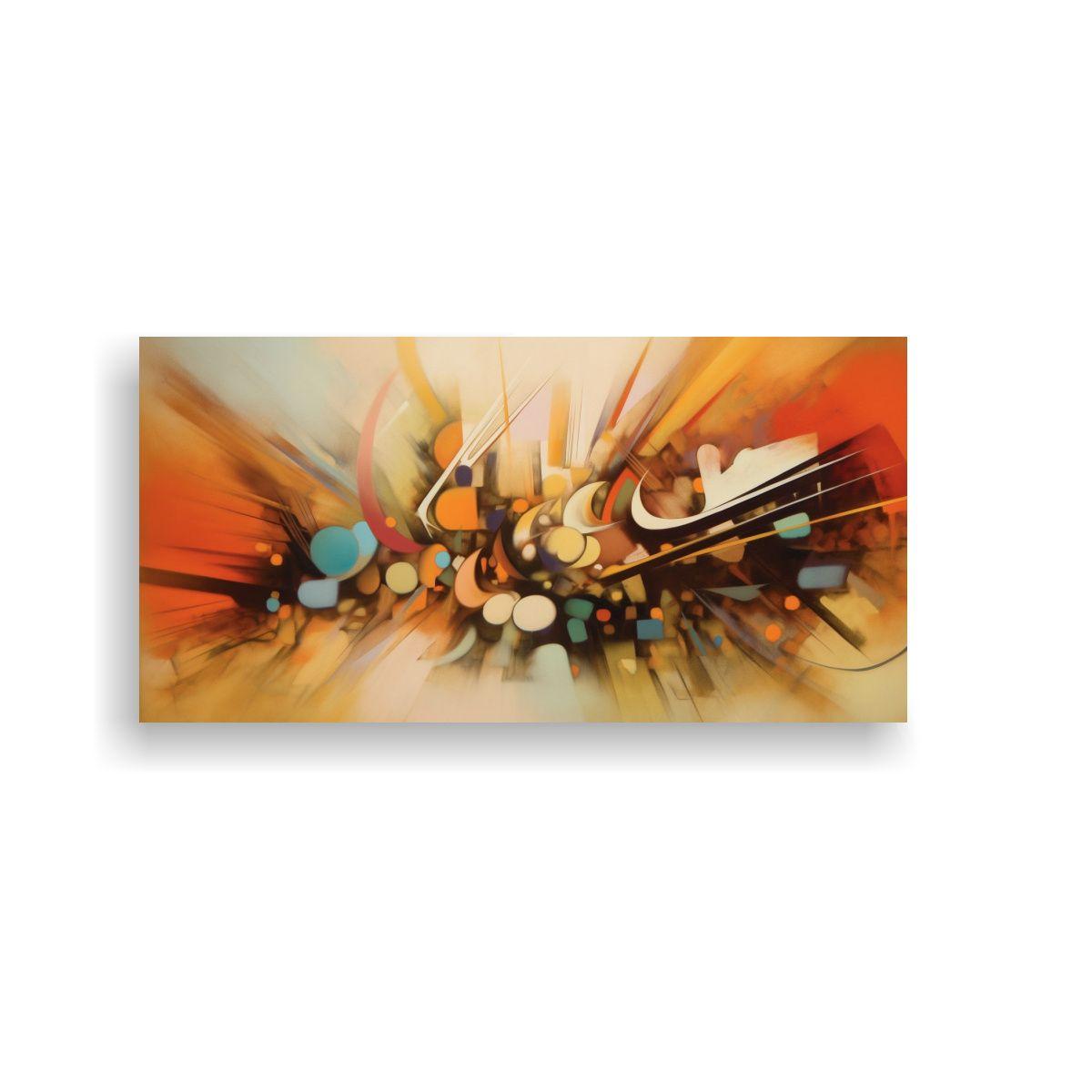 Cuadro De Arte Callejero Abstracto James 60x30cm-0