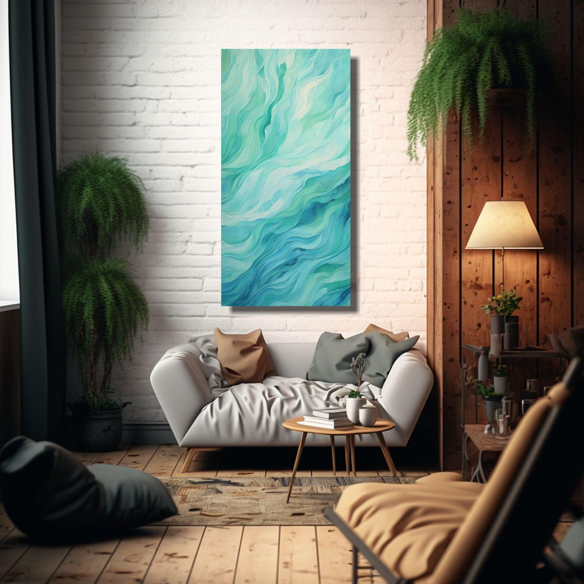 Cuadros De Decoración De Composición Abstracta 50x100cm-2