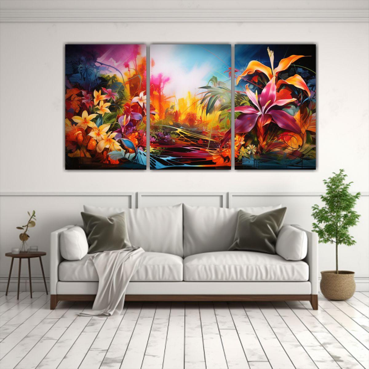 Pinturas Decorativas Multicolores De Fusión 180x90 Cm-2