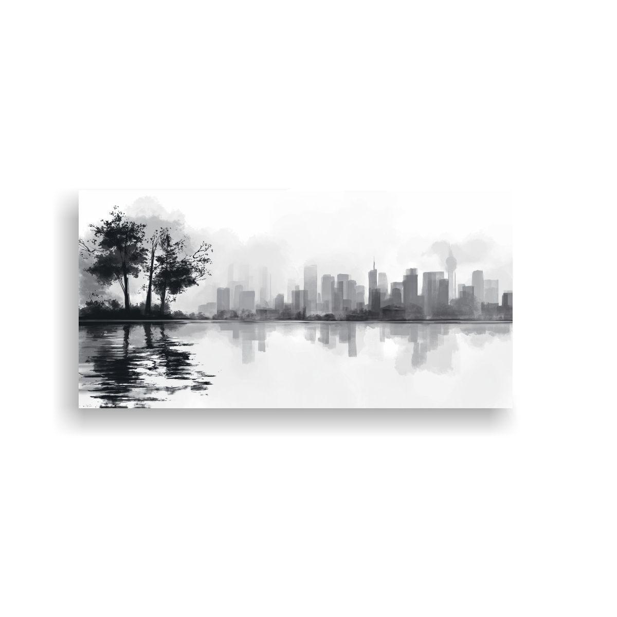 Cuadro Lienzo Impreso Fantasía 2D Arte Chino 100x50cm-0