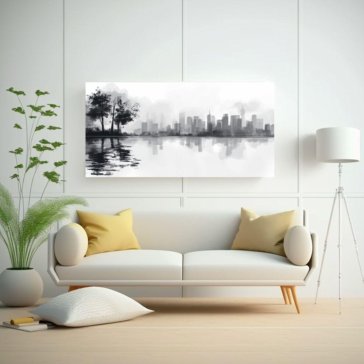 Cuadro Lienzo Impreso Fantasía 2D Arte Chino 100x50cm-2