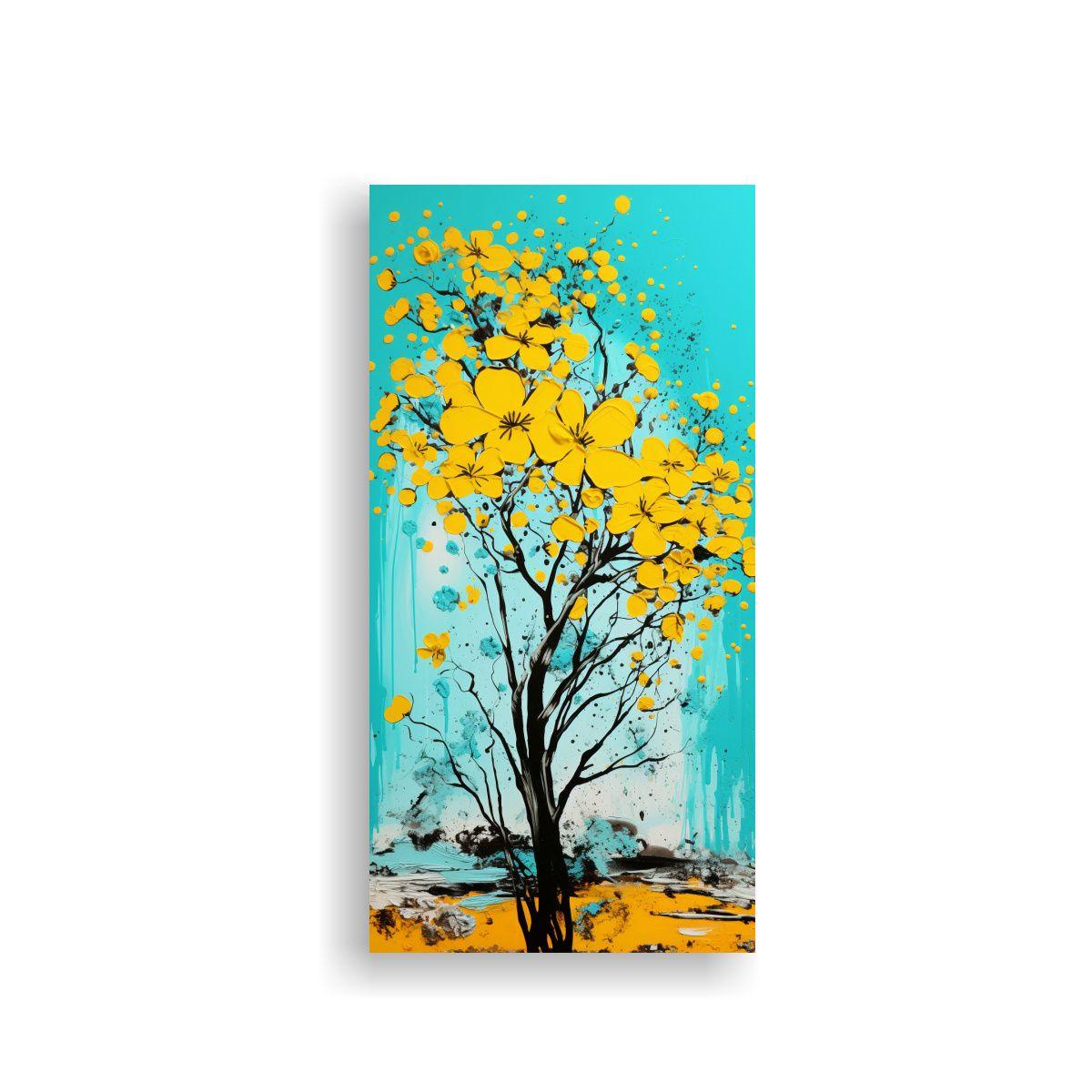 Pinturas Decorativas Lienzo Fotográfico árbol 30x60cm-0