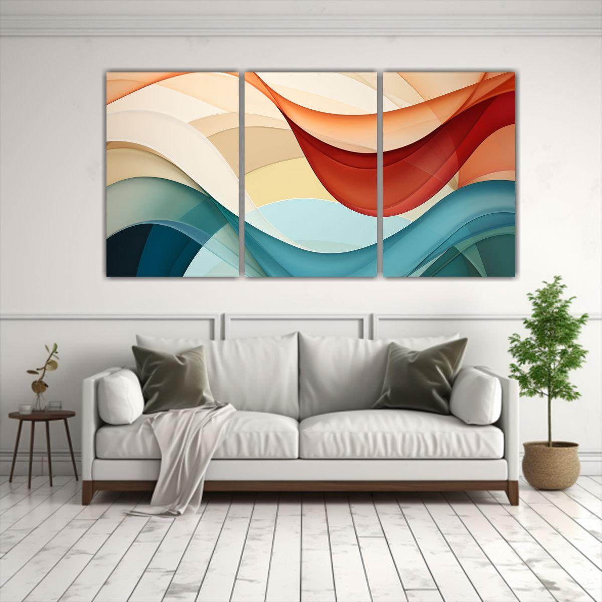 Impresiones Arte Pared Perspectiva Abstracta 90x45 Cm-2