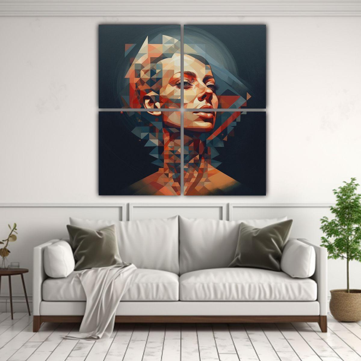 Obra Maestra De Una Mujer Superando Límites En 4 200x200 Cm-2