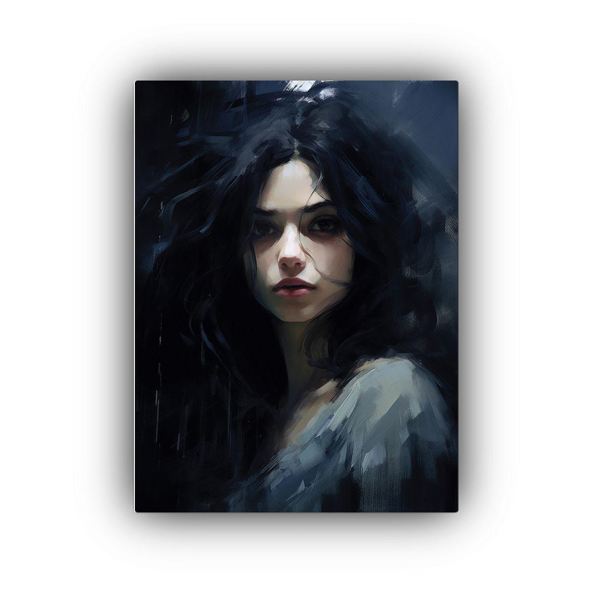 Tela En Bastidor Patrón Intenso De Impacto 60x90cm-0