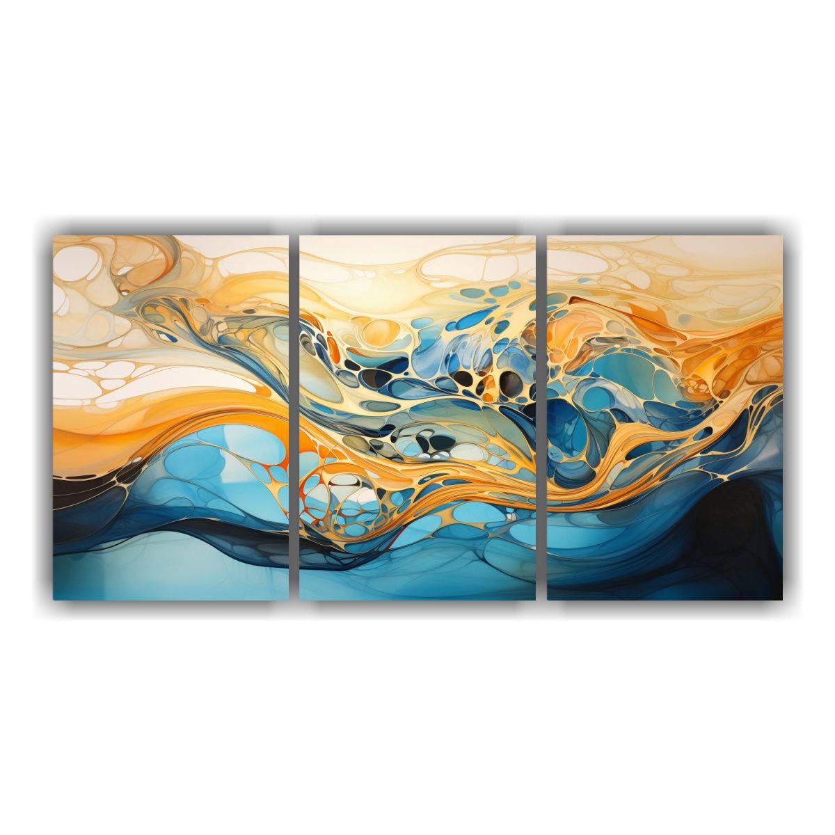 Cuadros Decorativos Fluido Rítmico Ríos 180x90 Cm-0