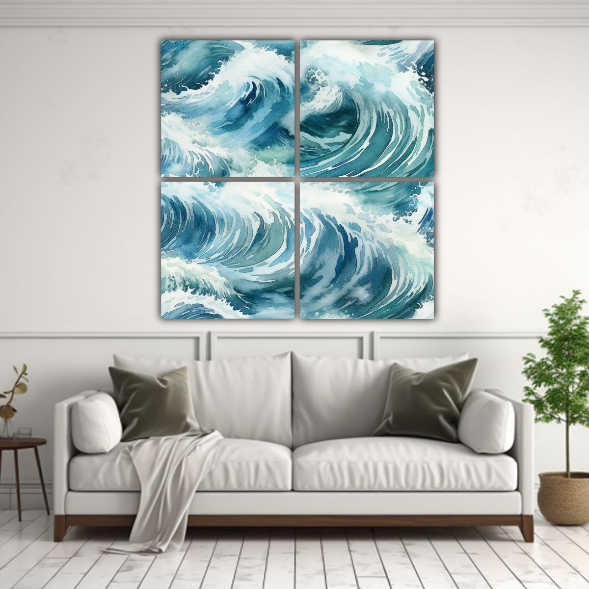 Pintura Decorativa Inspiradora De Equilibrio 40x40 Cm-2