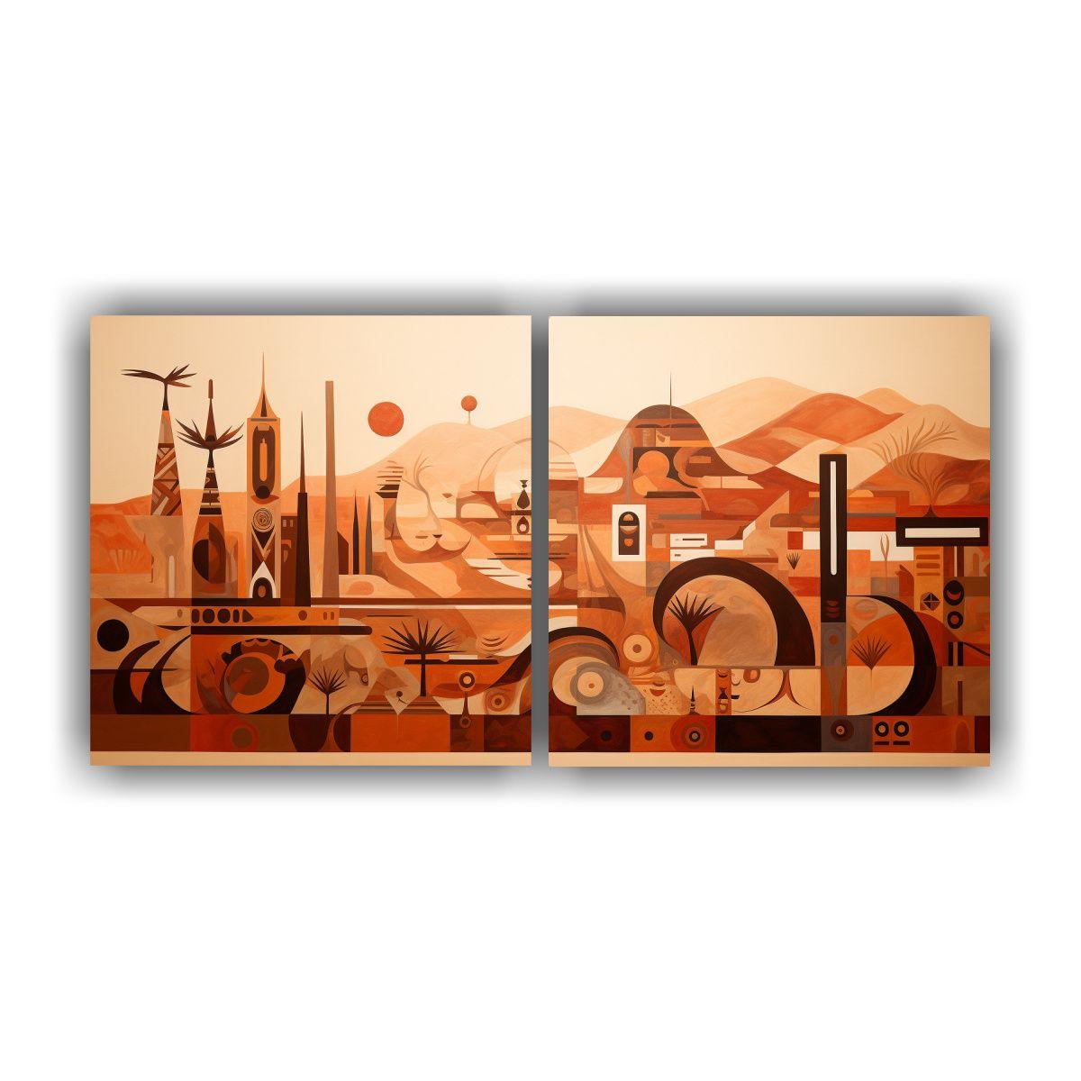 Pinturas Decorativas De Reinterpretación 100x50 Cm-0