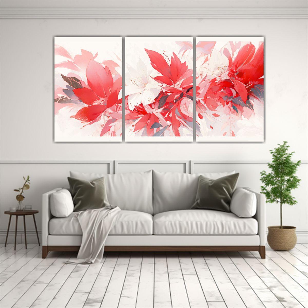 Pinturas Decorativas De Composiciones Abstractas 180x90 Cm-2
