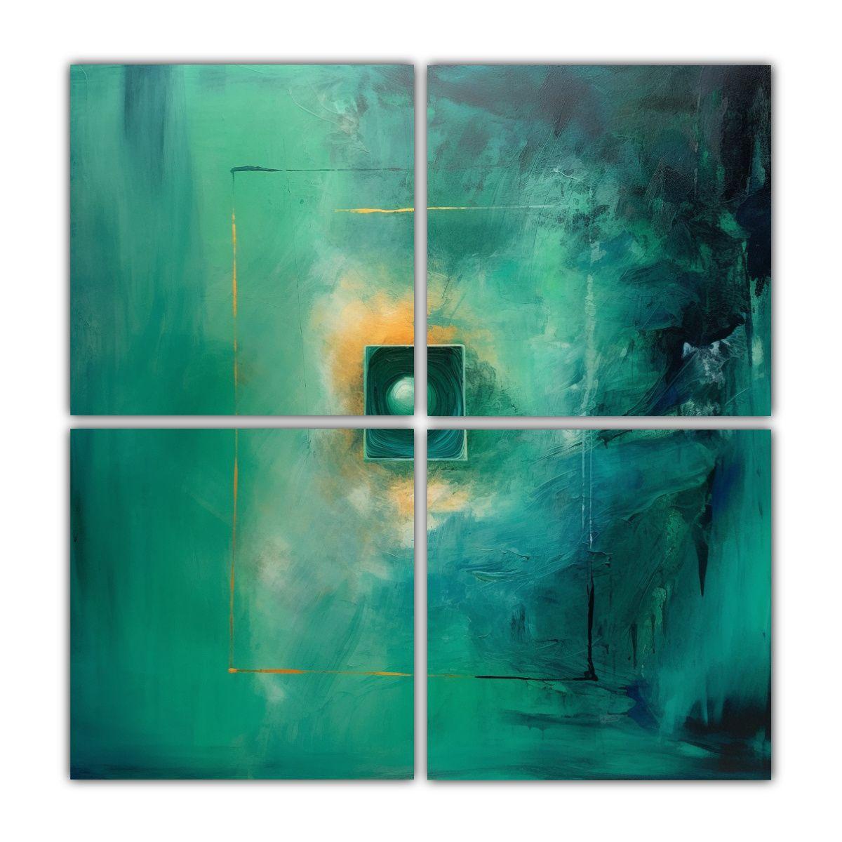 Pinturas Decorativas Abstractas De Naturaleza 140x140 Cm-0