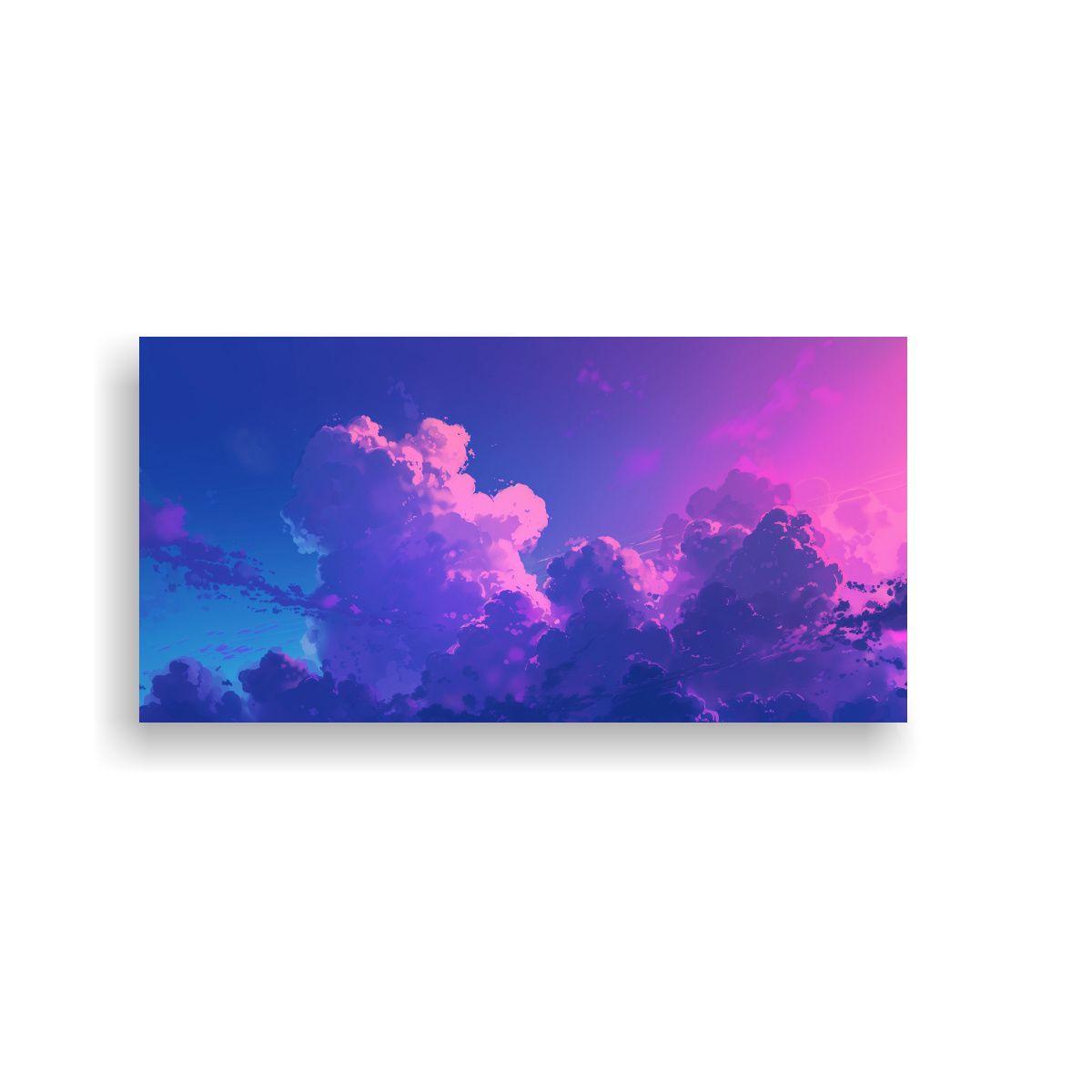 Pinturas Decorativas Estilo Ghibli Con Nubes 140x70cm-0