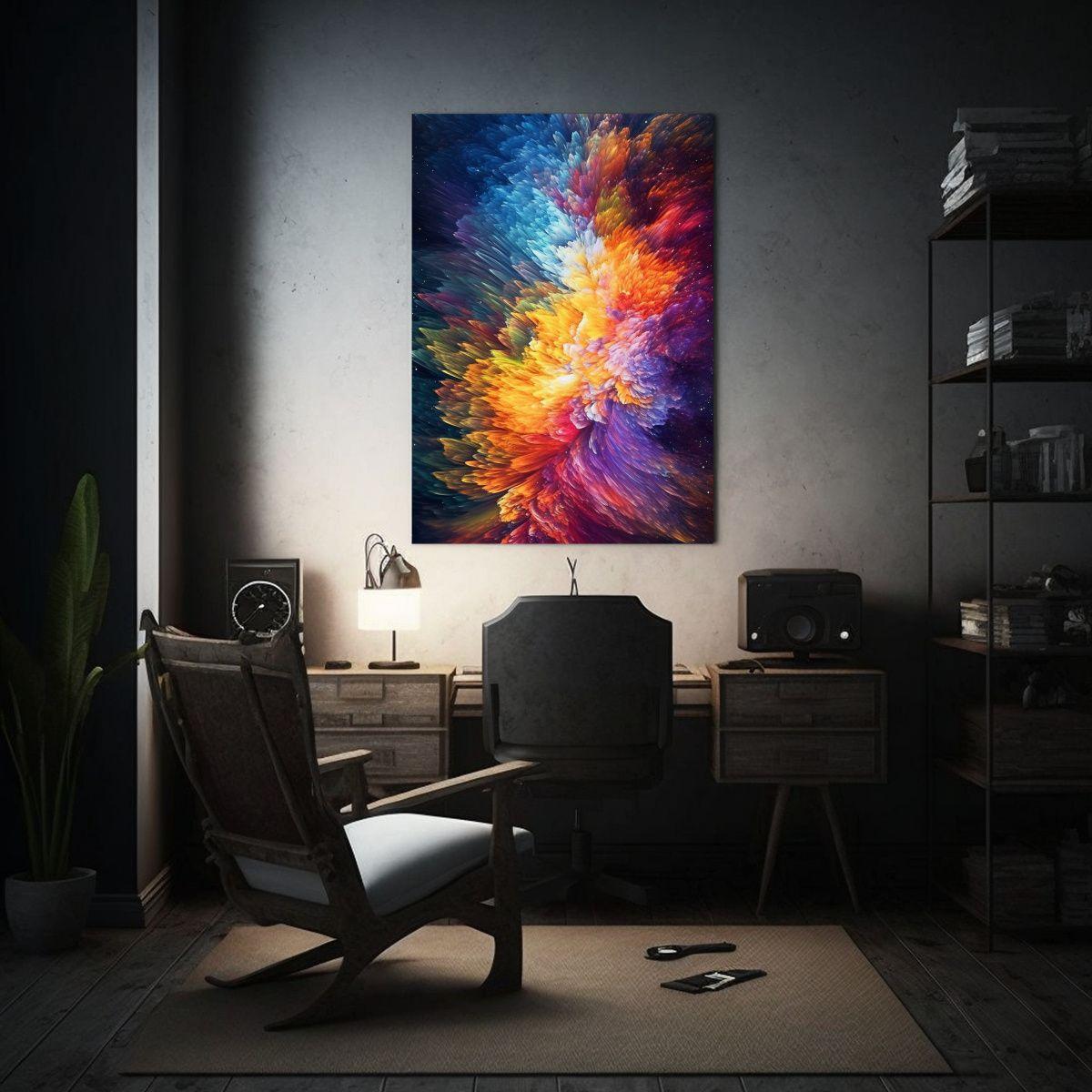 Arte Expresión Relieve: Pintura Decorativa Con 80x120cm-2