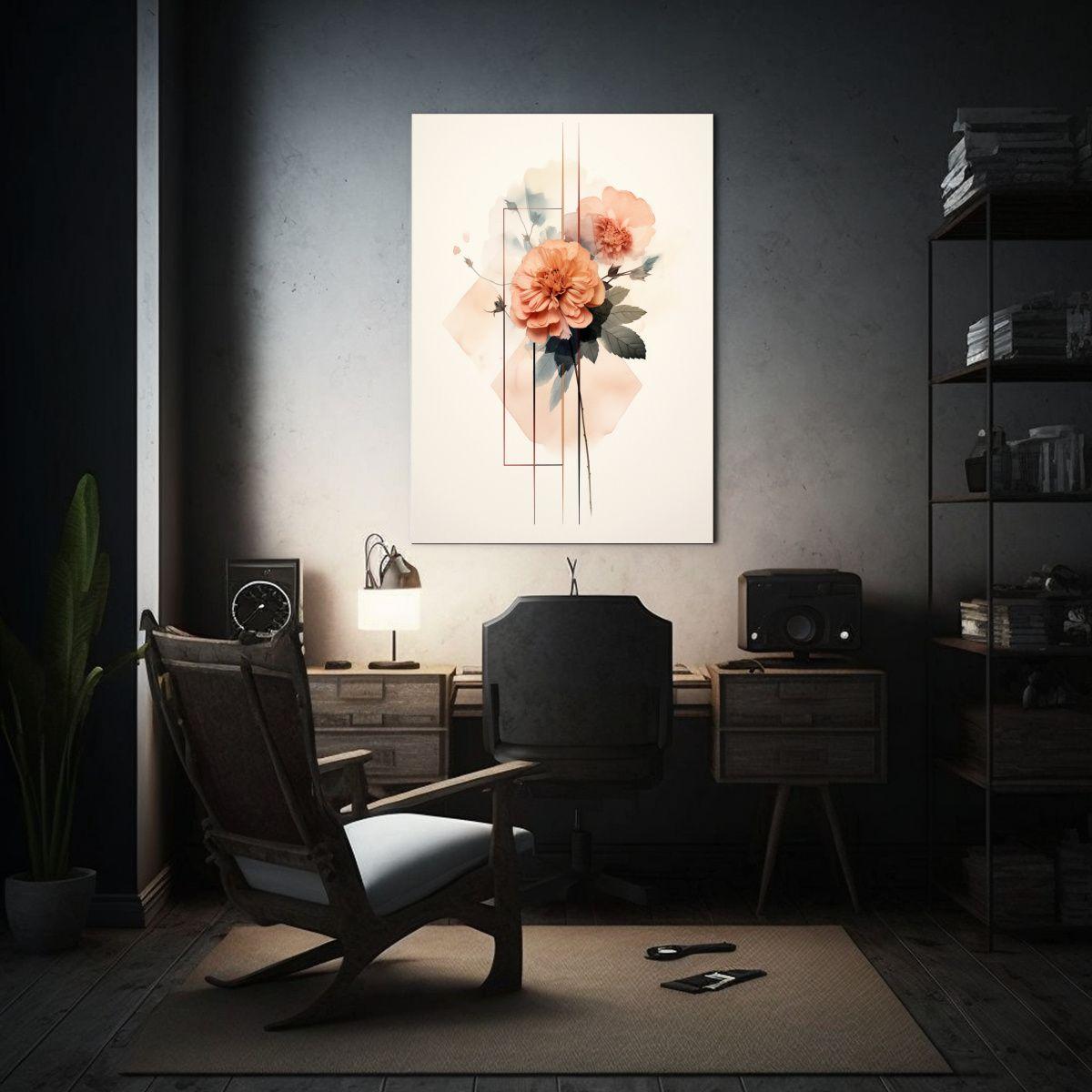 Lienzo Conceptual Riqueza Visual: Representación 80x120cm-2