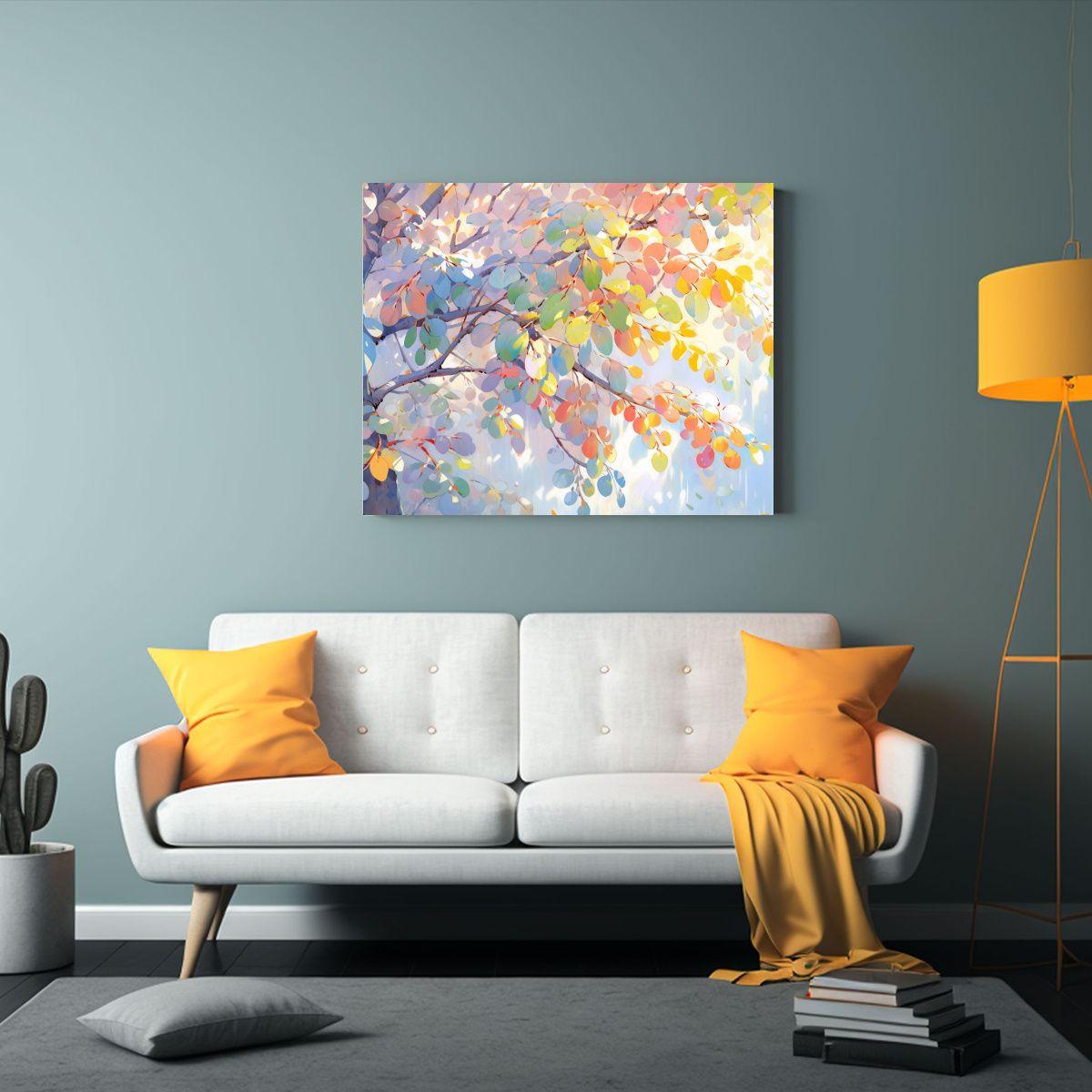 Pintura De Amapolas Linden En Estilo Pop Art. 65x50cm-2