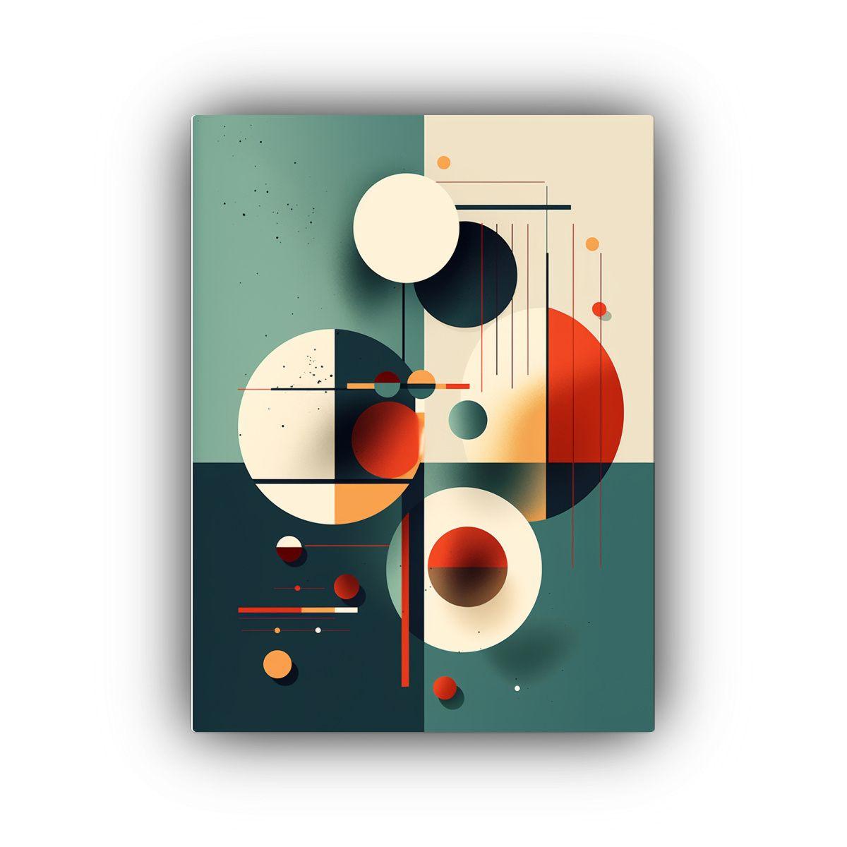 Cuadro Abstracto Intenso Con Profundidad Y 30x40cm-0