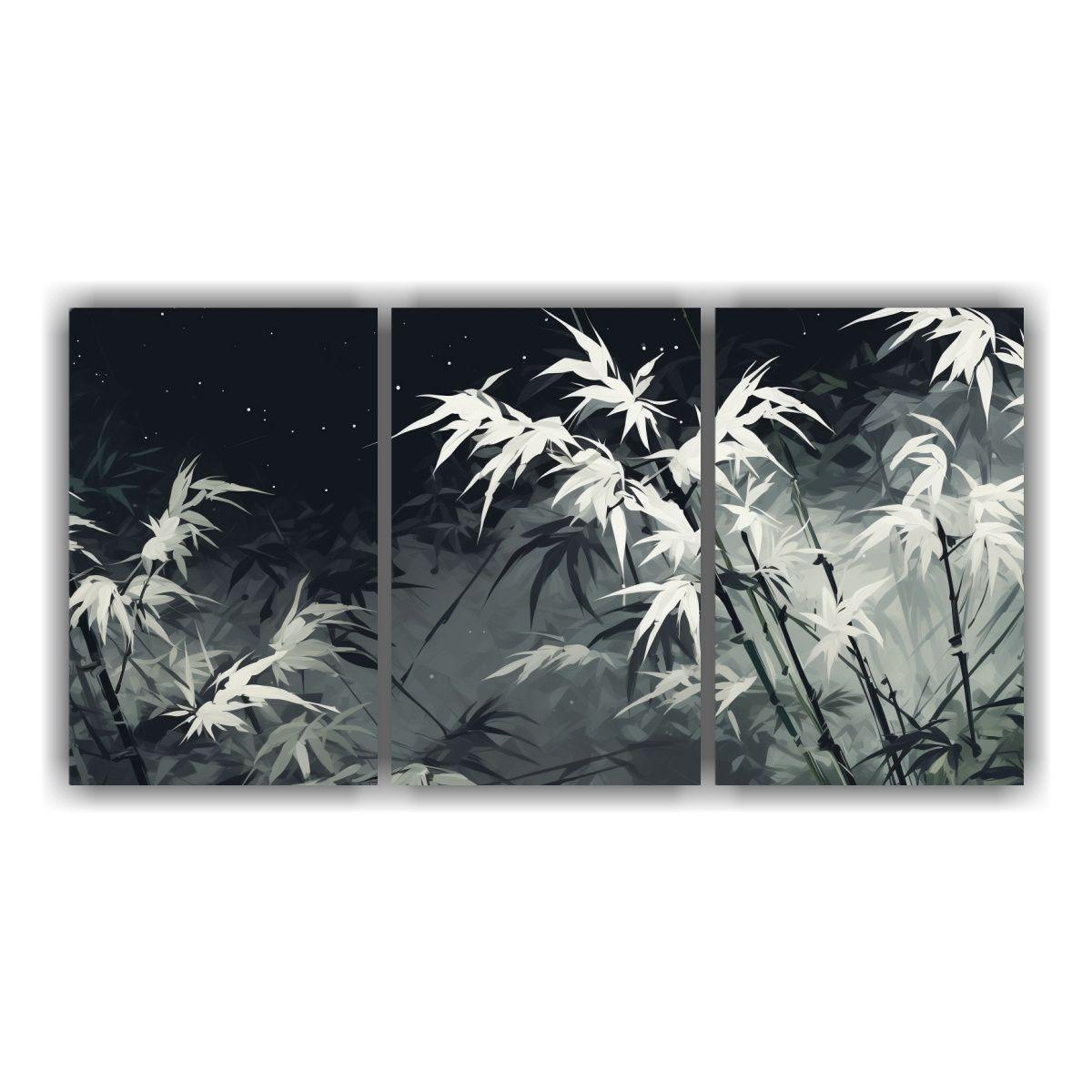 Pinturas Decorativas únicas De Tres 90x45 Cm-0