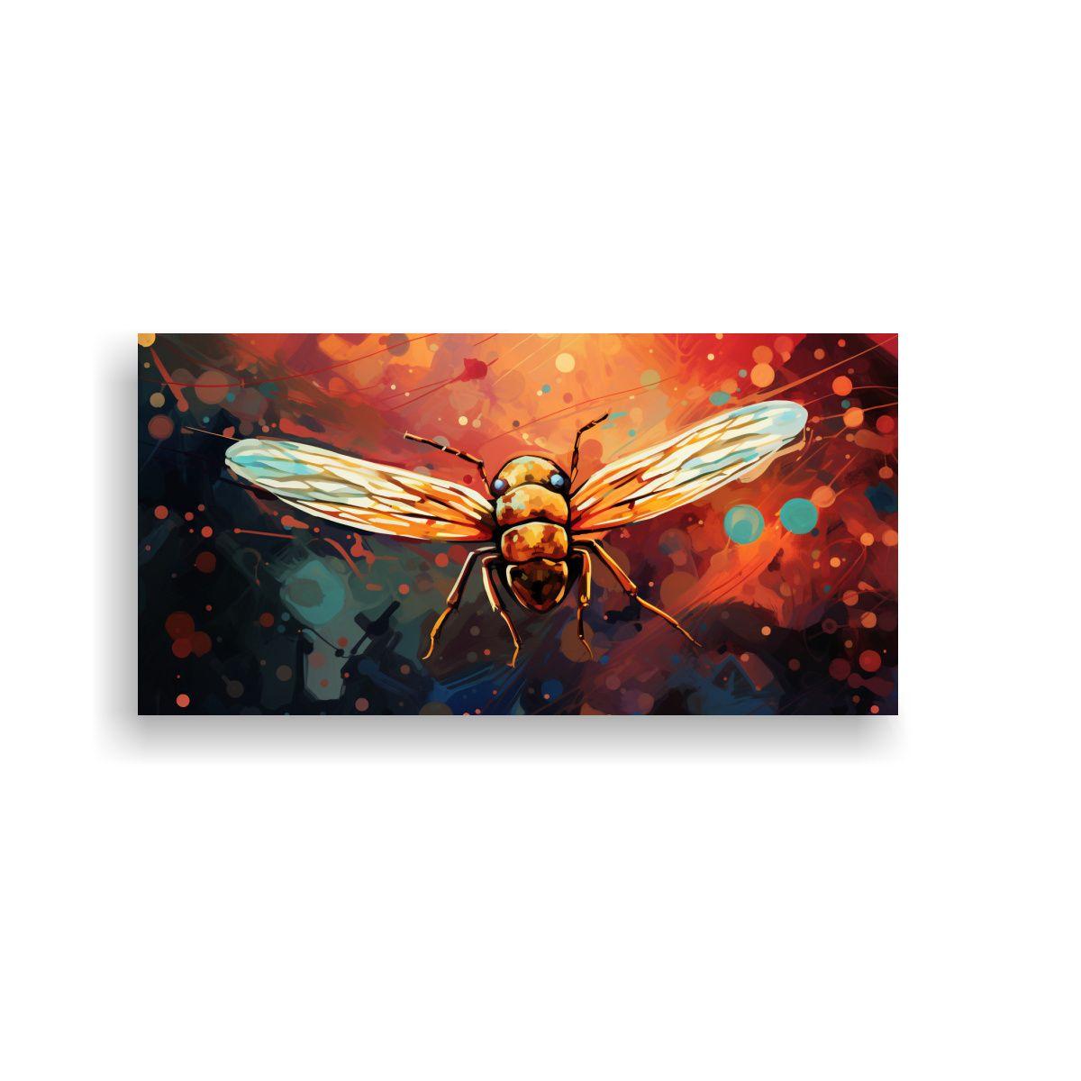 Cuadro Tema Alegría Fireflies En Colores Prisma 120x60cm-0