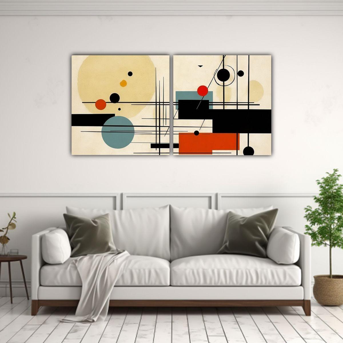 Pinturas Decorativas Minimalistas Estilo 140x70 Cm-2