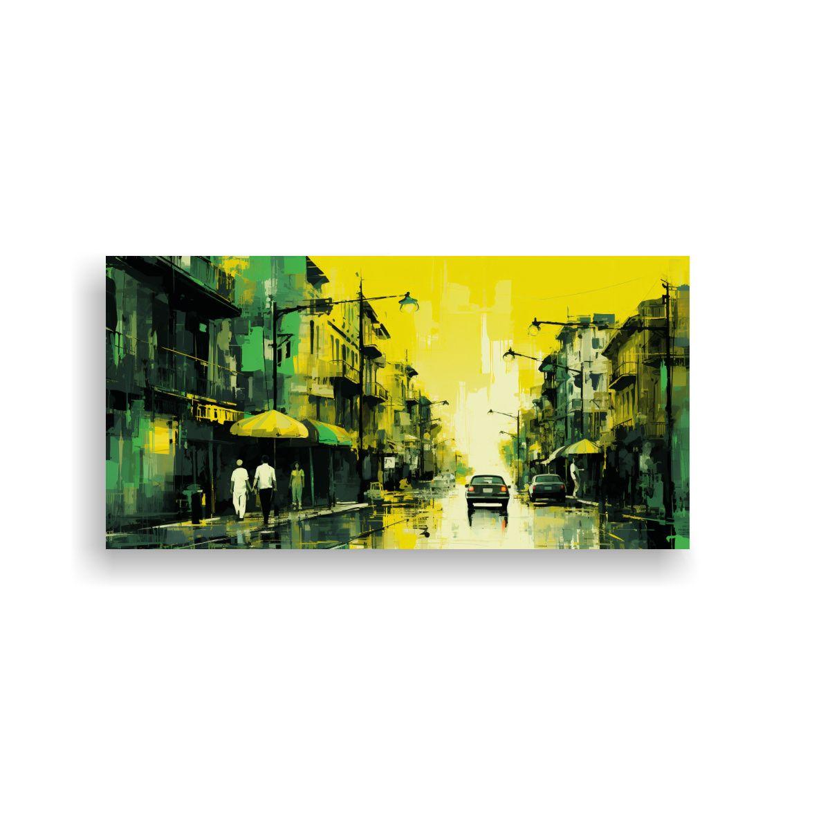 Cuadro Tela Vanguardia Equilibrado Santiago Chile  120x60cm-0