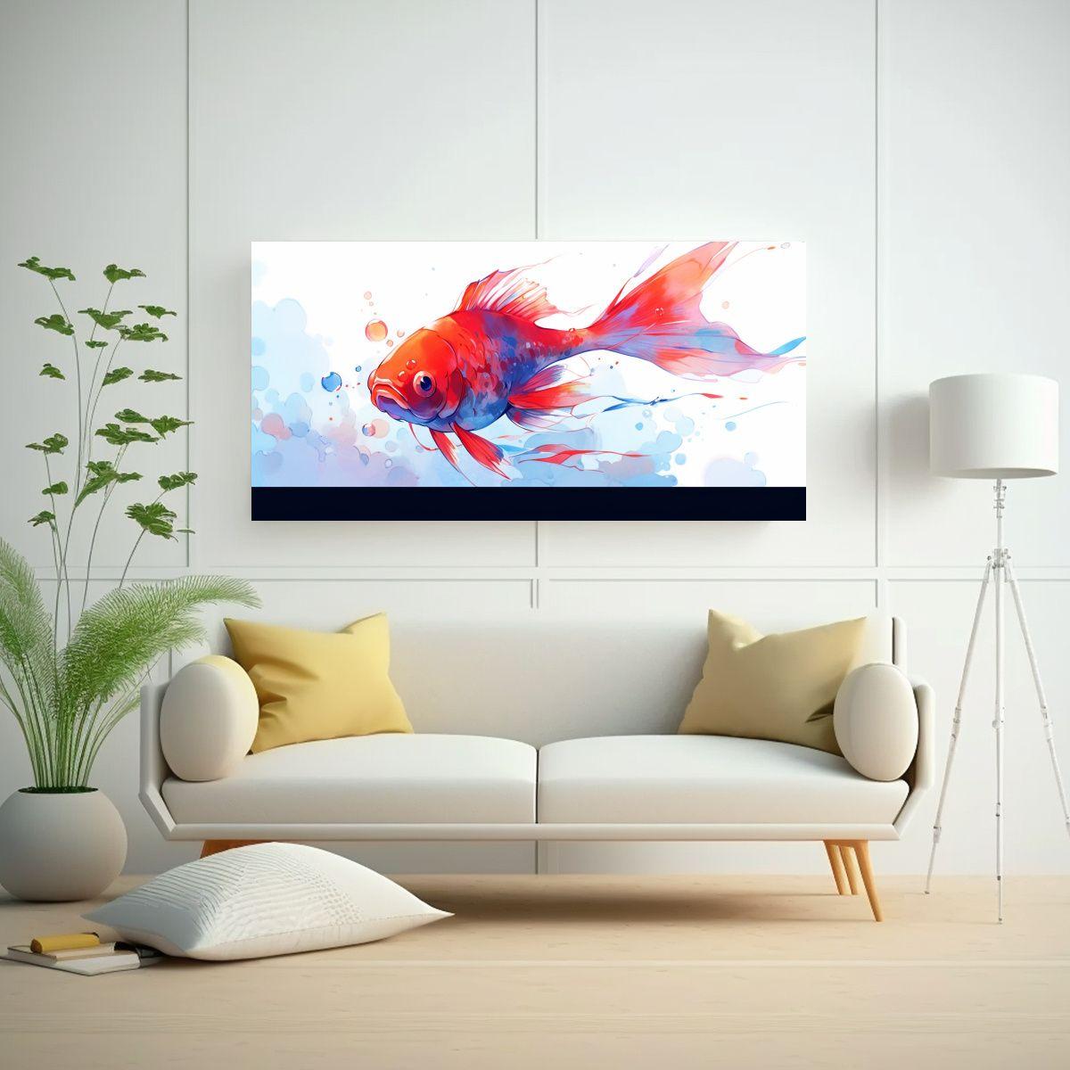 Inspiración Combinación Goldfish En Colores 80x40cm-2