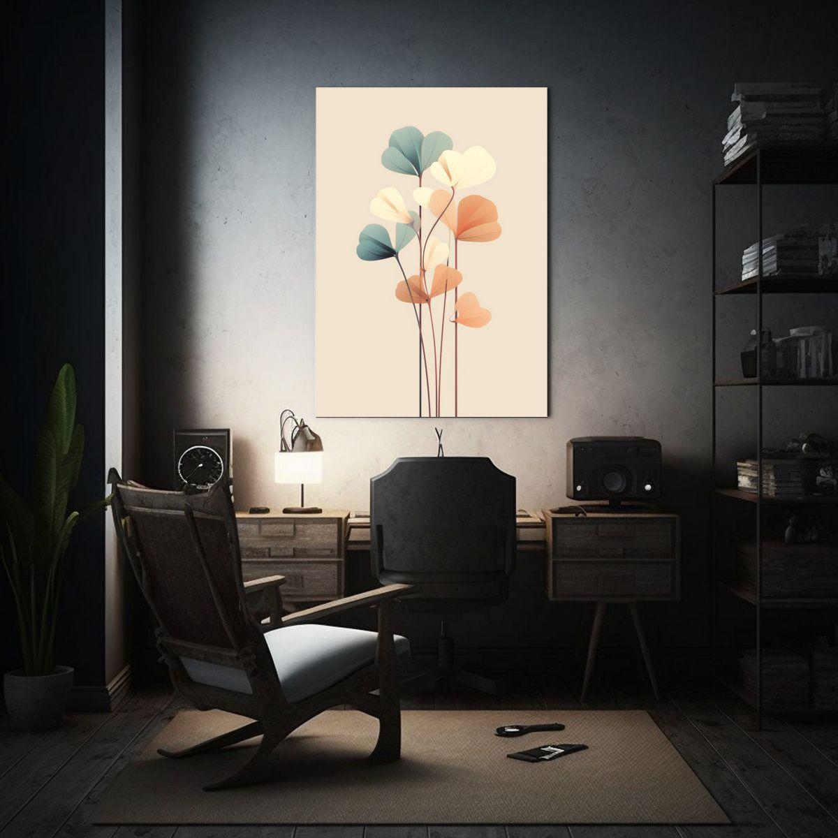 Pintura Decorativa Minimalista De Línea 50x75cm-2