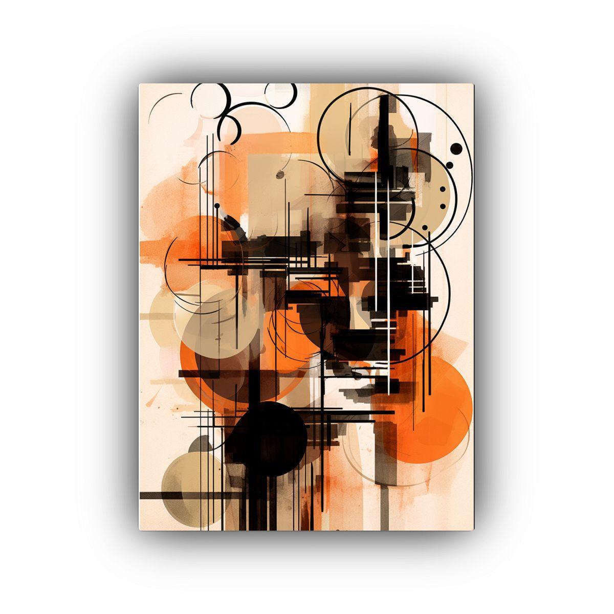 Cuadro Decorativo Estilo Berlinés Canva Patron 30x40cm-0