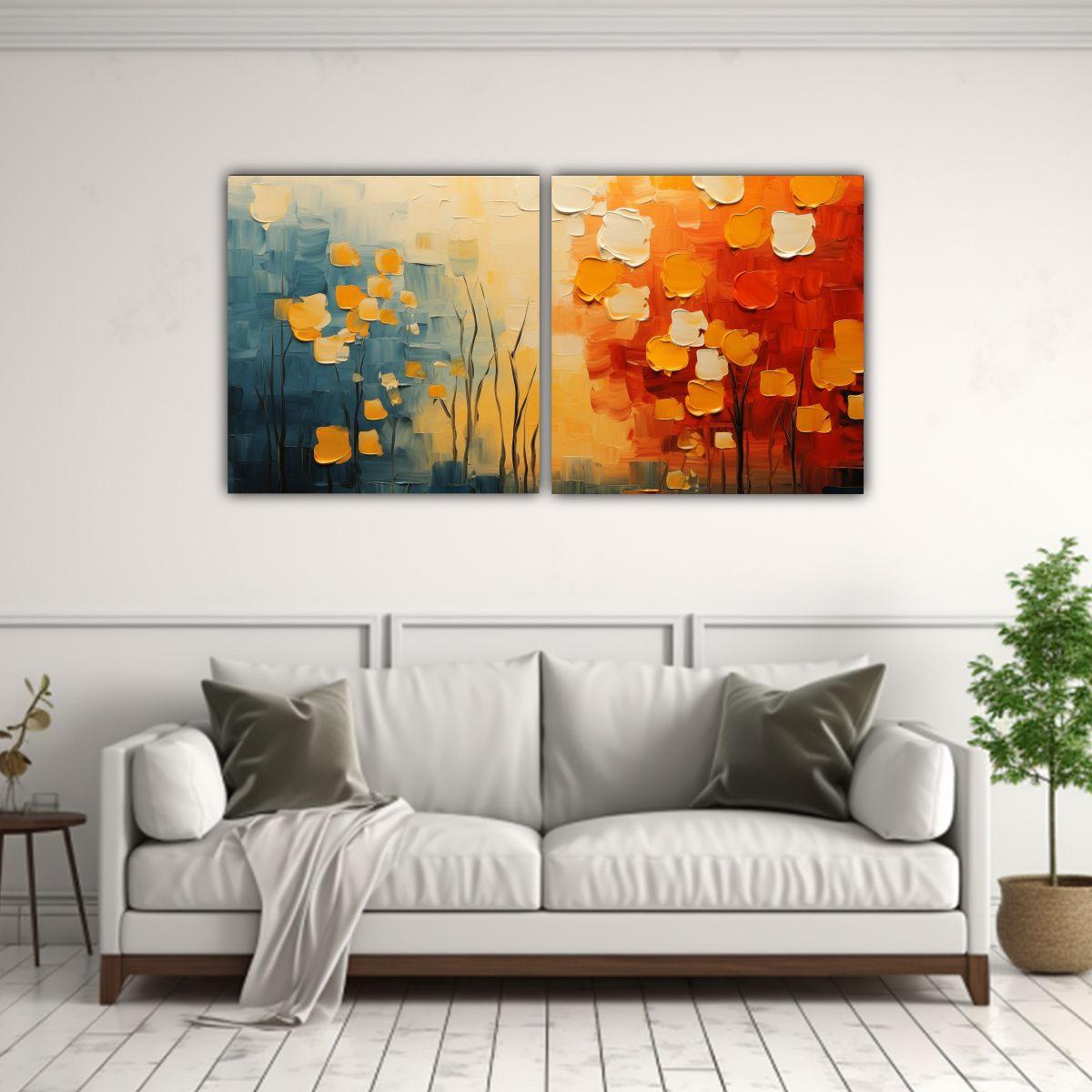 Pinturas Decorativas Abstractas Para Tema 80x40 Cm-2