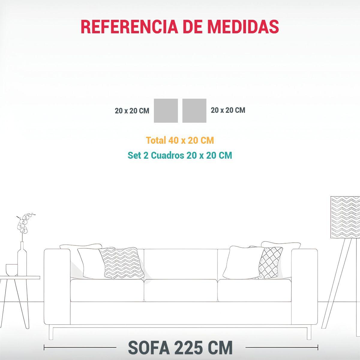 Pinturas Decorativas De Representación Abstracta 40x20 Cm-1