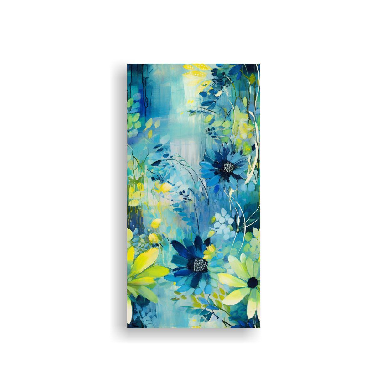 Pintura Decorativa Abstracta Con Patrón Moderno 30x60cm-0