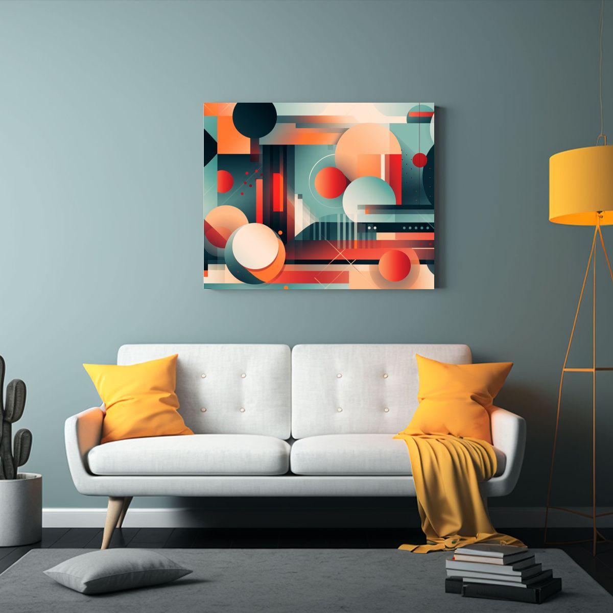 Cuadro Decorativo Con Intrincados Detalles 75x50cm-2