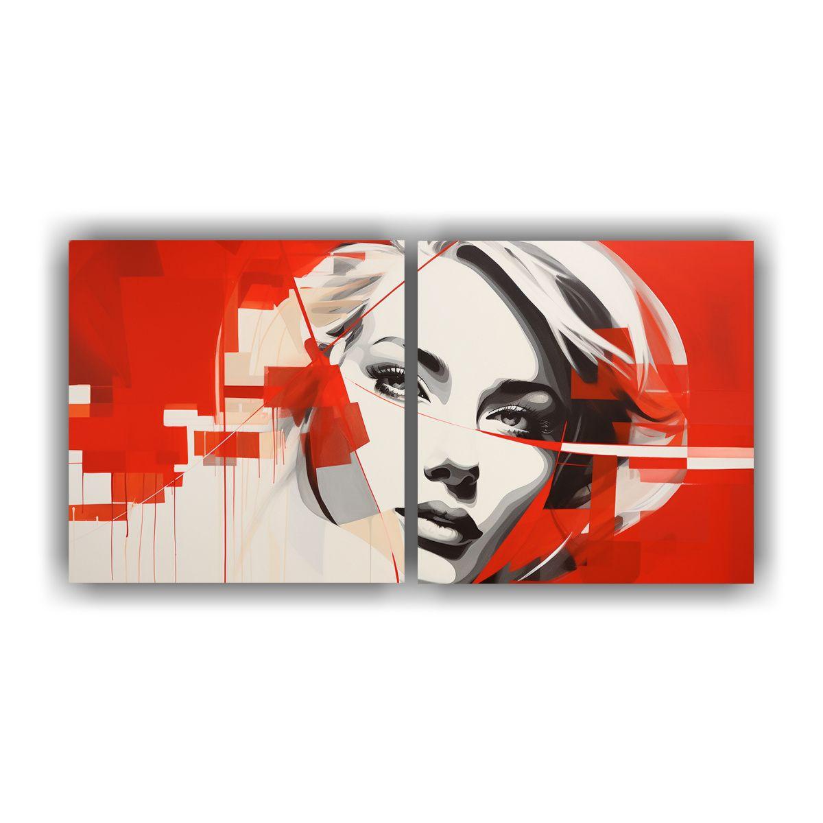 Pinturas Decorativas Abstractas De Fusión Pop 160x80 Cm-0