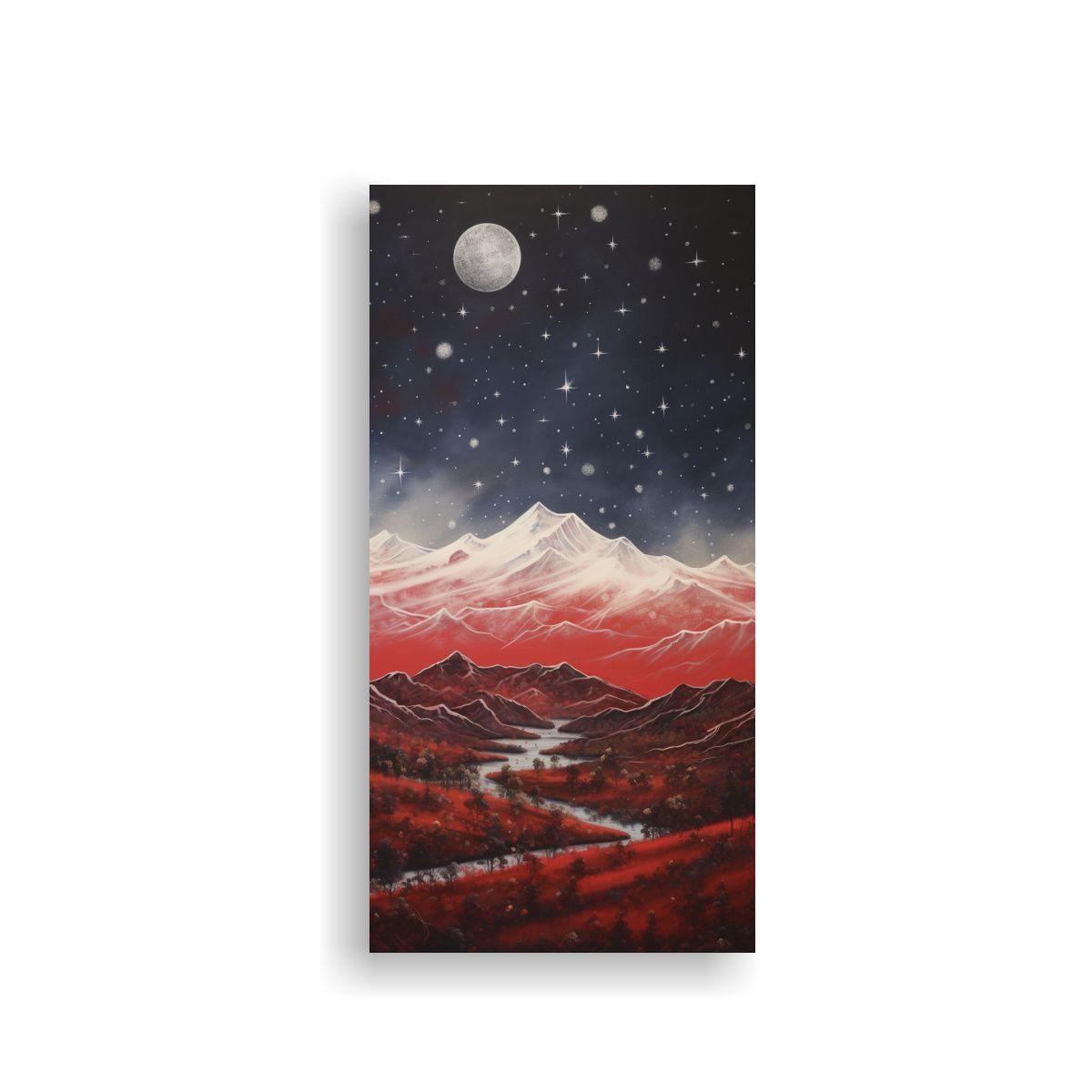 Cuadro De Paisaje De Montaña En Un Estilo 70x140cm-0