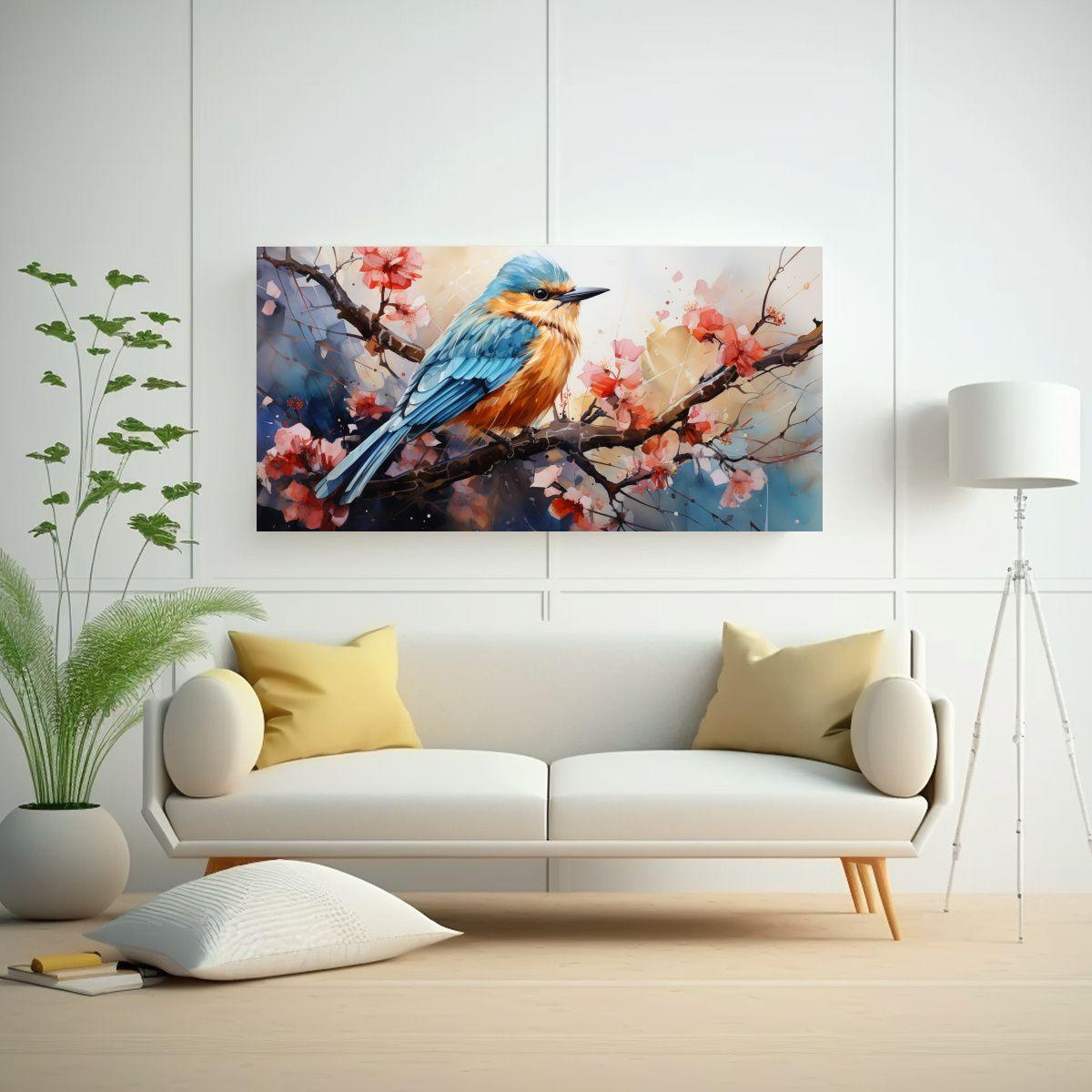 Cuadros Modernos De Canva Con Estilo De Acuarelas  160x80cm-2