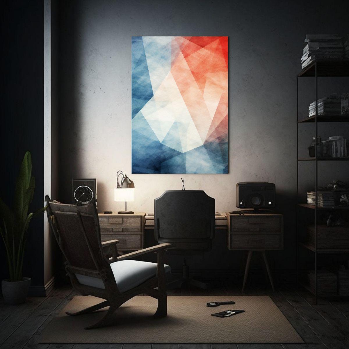 Cuadro Acuarela Calma En Fondo Escandinavo Limpio 30x45cm-2