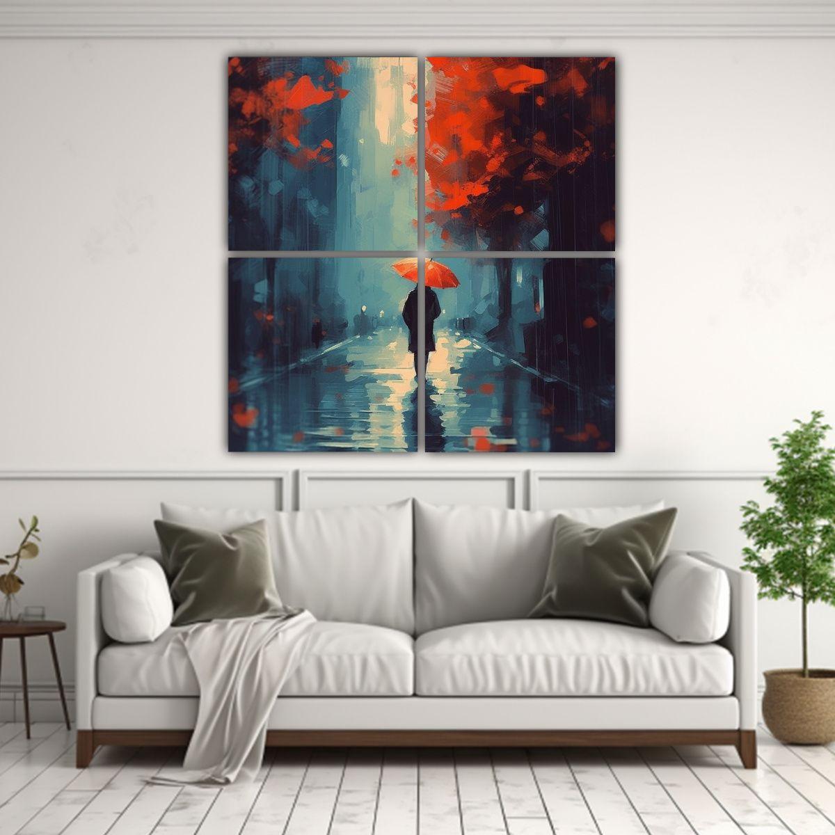 Artes De Pared Minimalismo Cinematic Abstract 120x120 Cm-2
