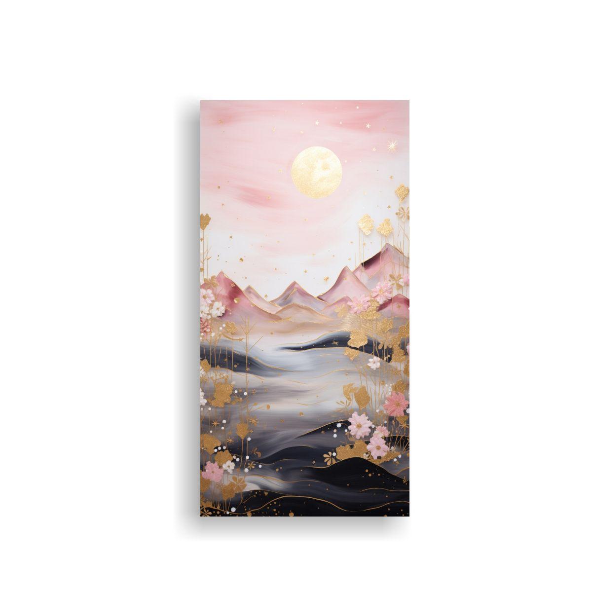 Cuadro Moderno En Bastidor De Tela Estilo Elegante 60x120cm-0