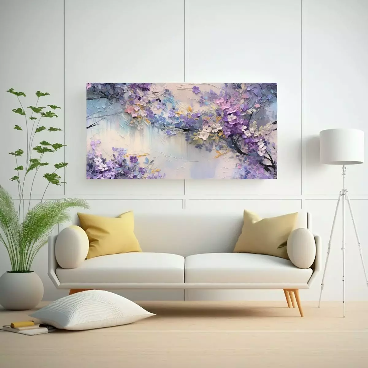 Pintura Abstracta Inspirada En La Armonía 120x60cm-2