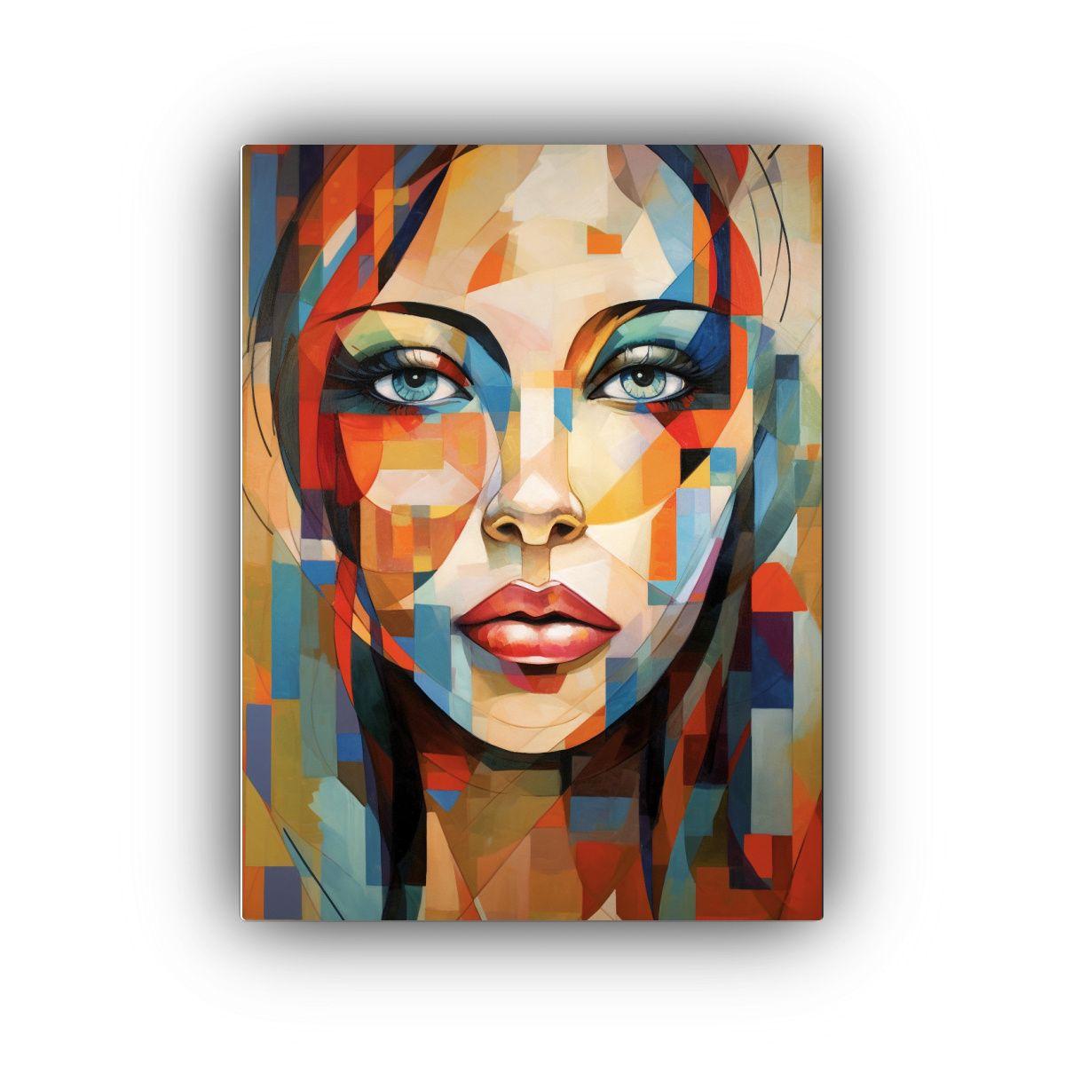 Cuadro Vanguardia Cocina: Arte Abstracto Colorido 50x75cm-0