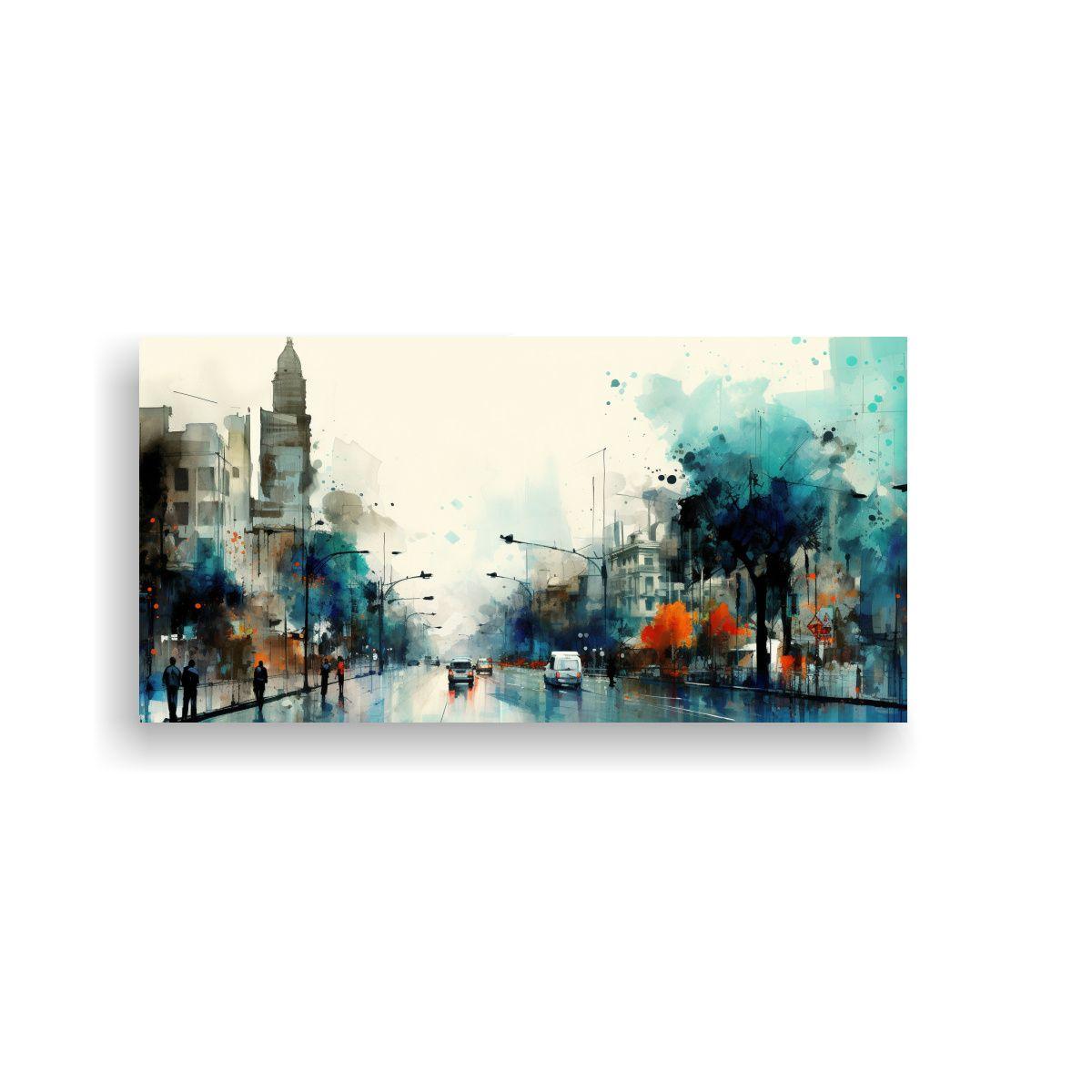 Pinturas Decorativas Simétricas De Santiago En Ch 100x50cm-0