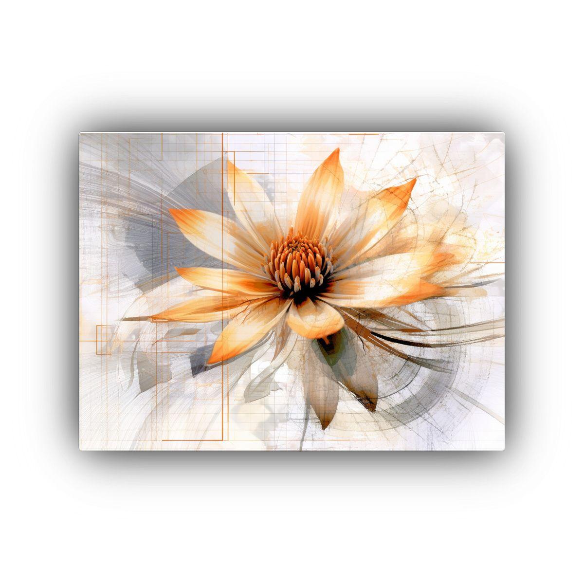 Lienzo De Tela Creativa Multicolor Estilo Trazos Suaves La F 90x60cm-0