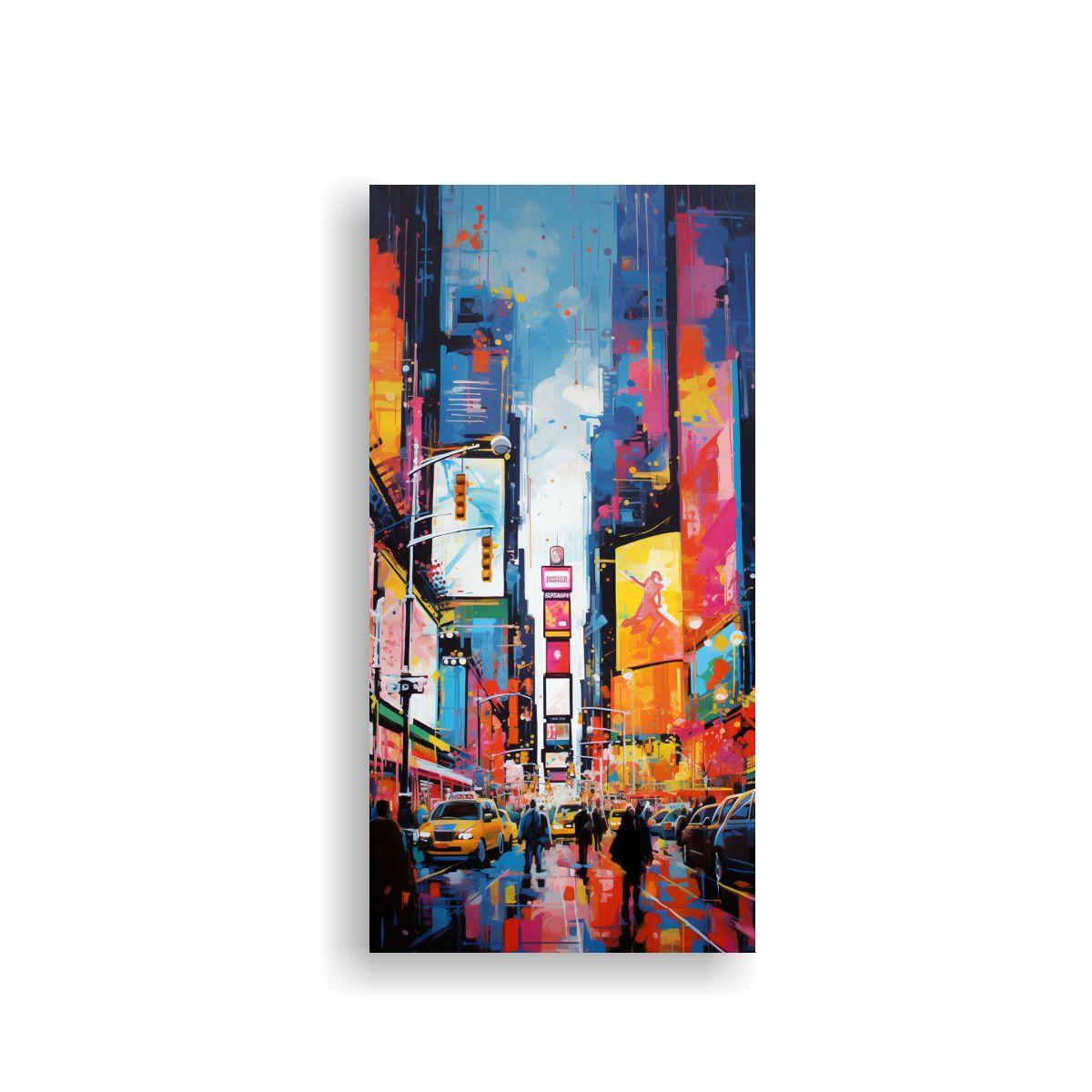 Pintura Decorativa Armonía Cromática Ritmo 80x160cm-0