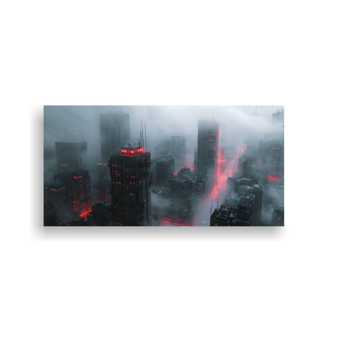 Pinturas De Decoración En Tema De Ciudad 80x40cm-0