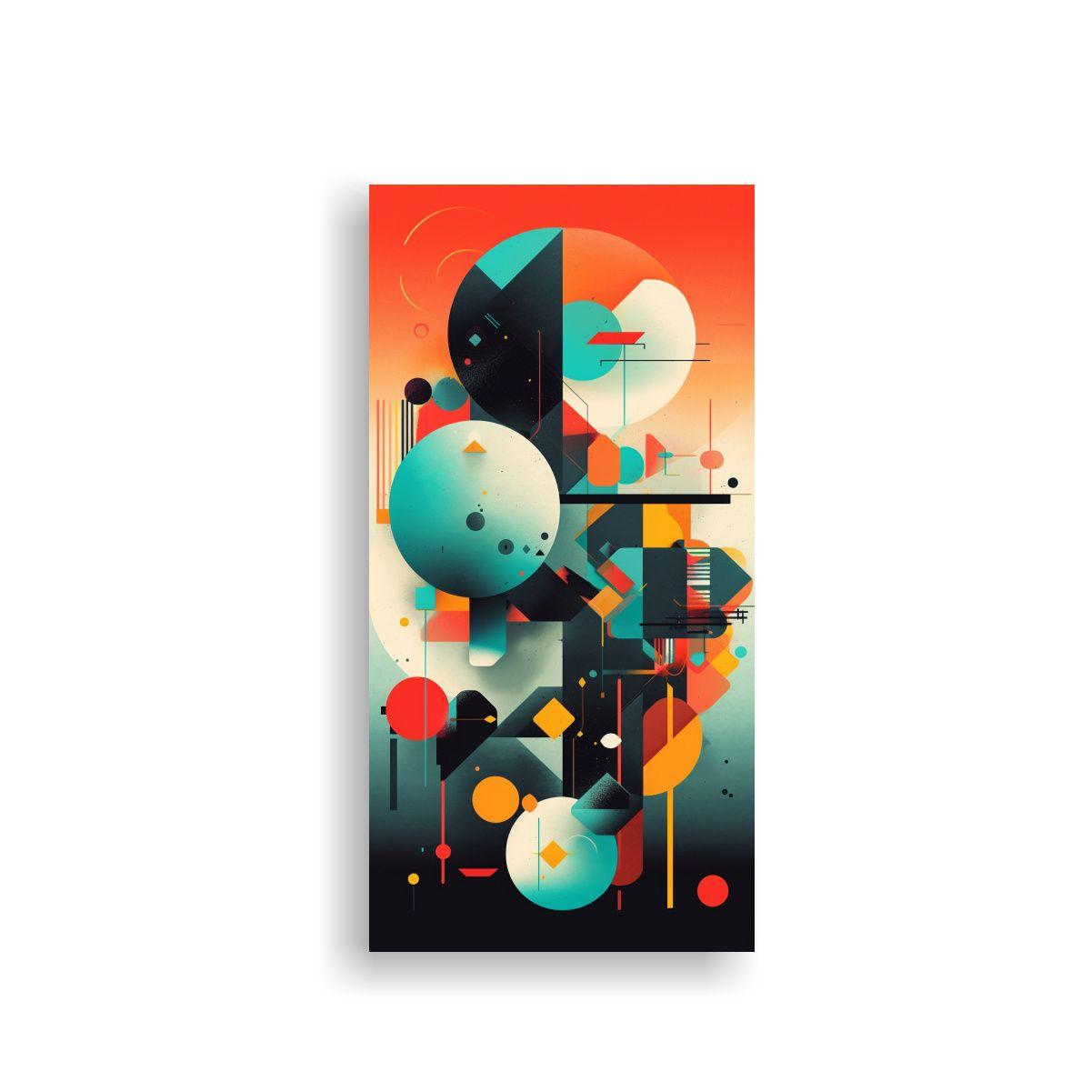Arte Hermoso Diseño Graduado Exposición Póster 70x140cm-0