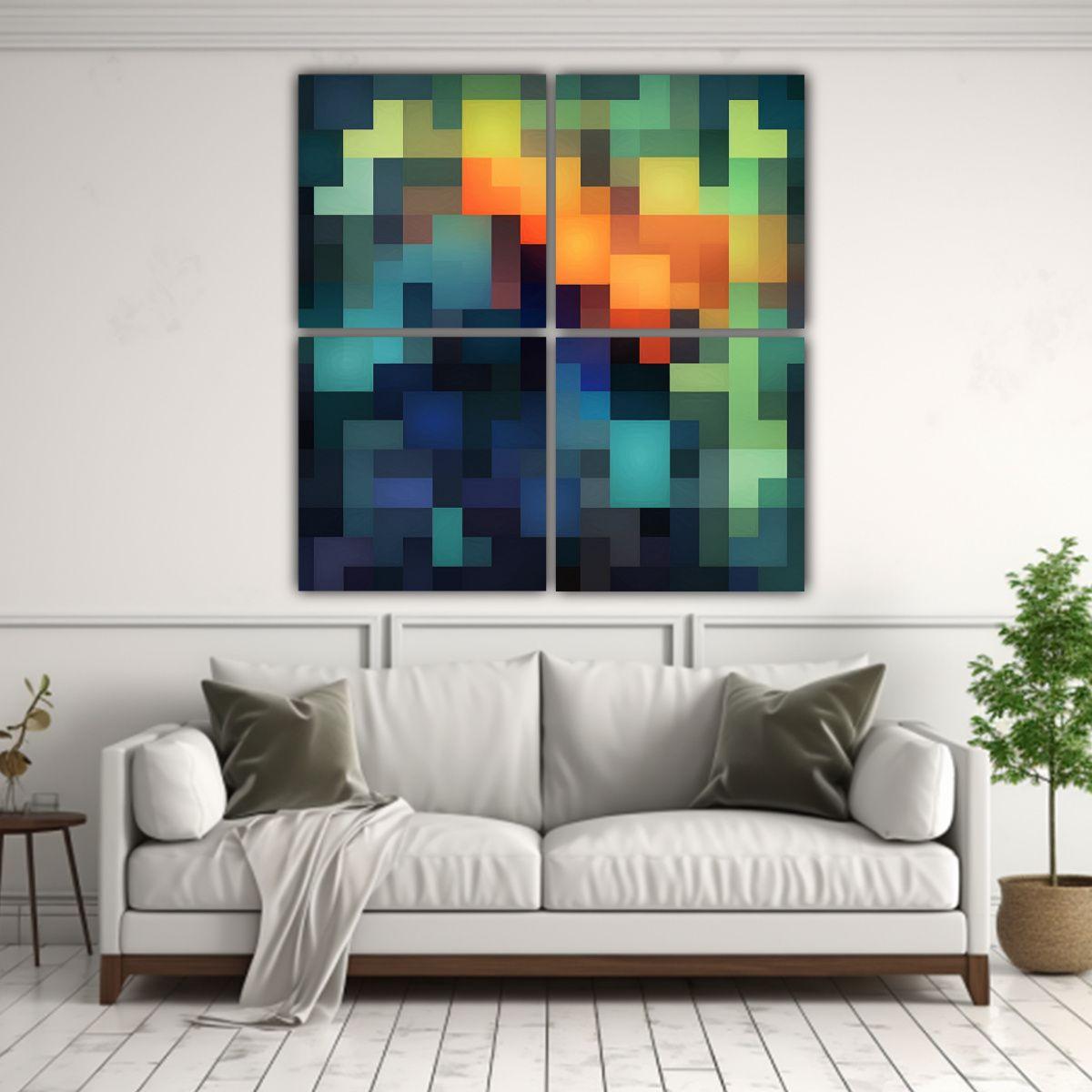 Cuadros Decorativos De Arte En Alta Resolución 120x120 Cm-2
