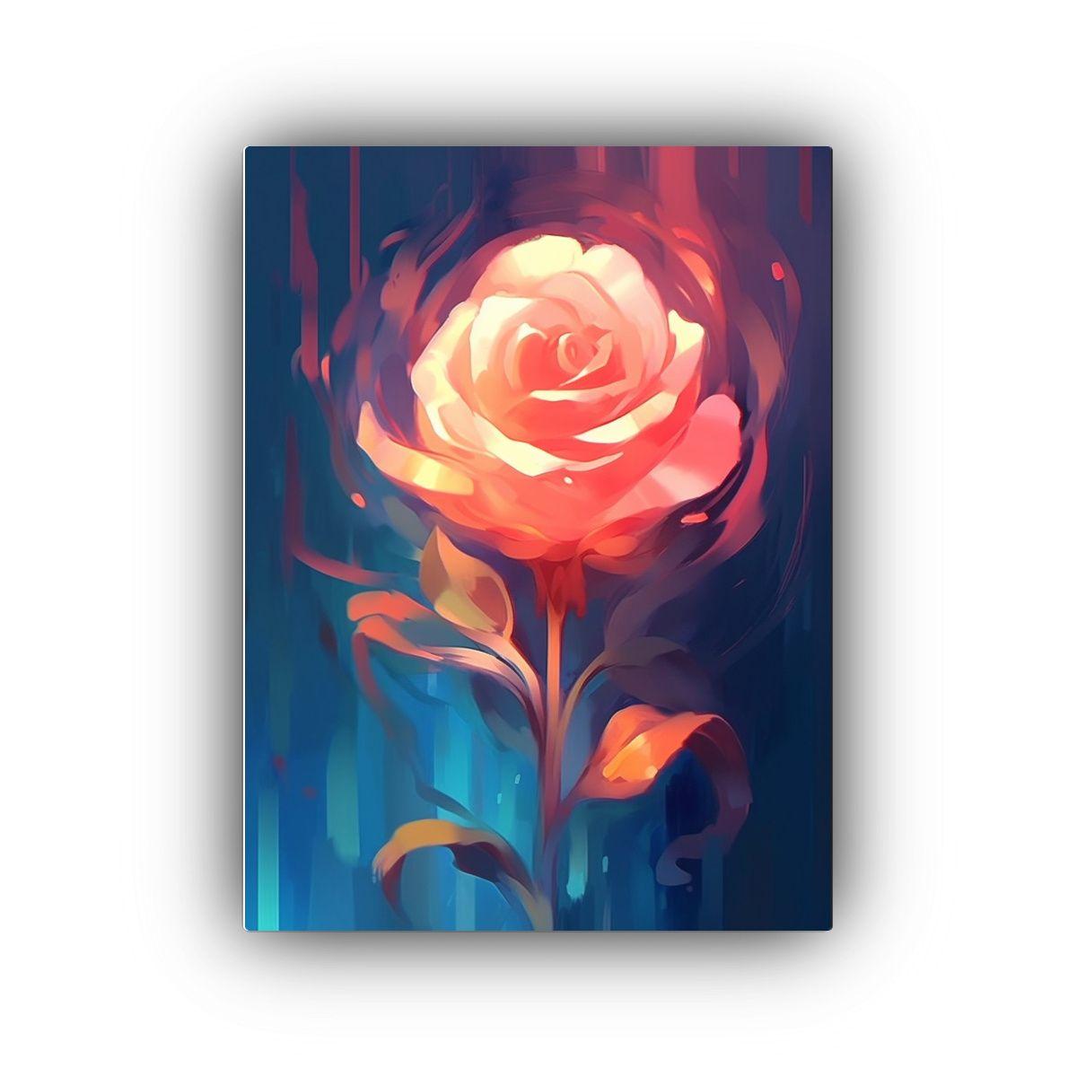 Tela Abstracta A Rose By Joey Chou Y Steve 40x50cm-0