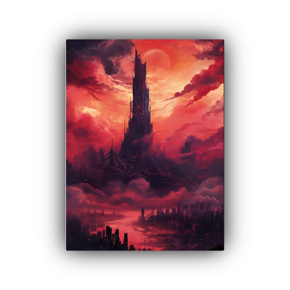 Pintura Decorativa De La Ciudad De Manhattan En 20x30cm-0